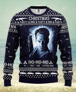 Die Hard Ugly Christmas Sweater Yippee Kiyay Ho Ho Ho