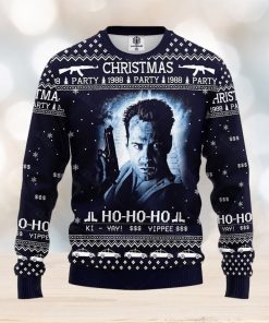 Die Hard Ugly Christmas Sweater Yippee Kiyay Ho Ho Ho