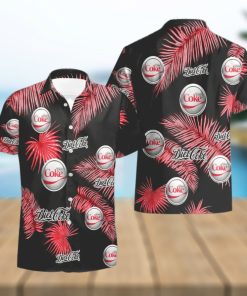 Diet Coke Palm Leaves Tropical Hawaiian Shirt And Shorts Unique Summer Gift