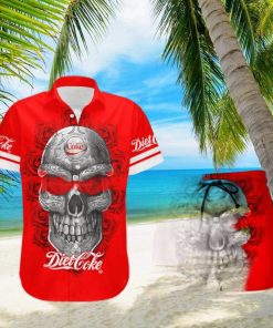 Diet Coke Skull Rose Special Hawaiian Shirt