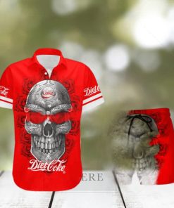 Diet Coke Skull Rose Special Hawaiian Shirt