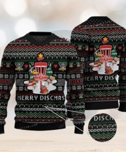 Disc Golf Lovers Gift Merry Discmas Womens Ugly Sweater