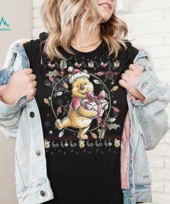 Disney Christmas Winnie The Pooh Ugly Sweater Style Designed T shirt