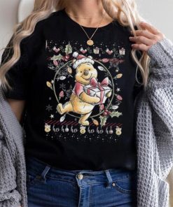 Disney Christmas Winnie The Pooh Ugly Sweater Style Designed T shirt