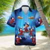 Rooster Hibicus Floral 3D Hawaiian Shirt