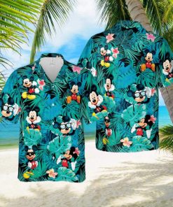 Disney Mickey Minnie Mouse Funny Mickey Mouse Hawaiian T Shirt