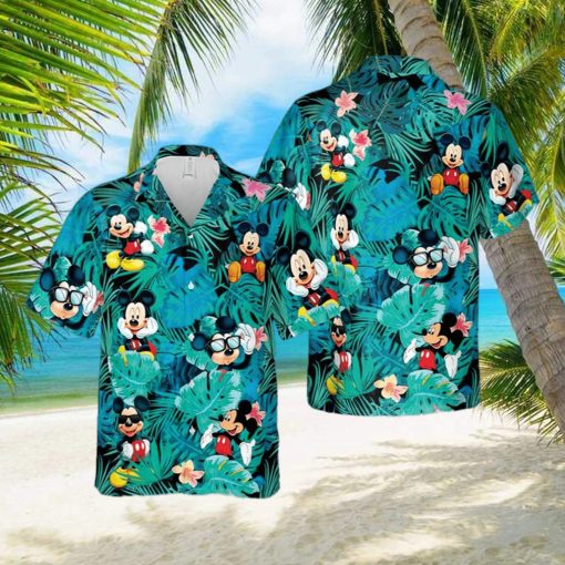 Disney Mickey Minnie Mouse Funny Mickey Mouse Hawaiian T Shirt