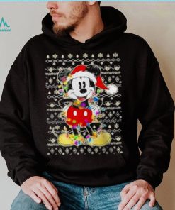 Disney Mickey Mouse Christmas Lights, Ugly Christmas T Shirt