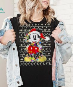 Disney Mickey Mouse Christmas Lights, Ugly Christmas T Shirt