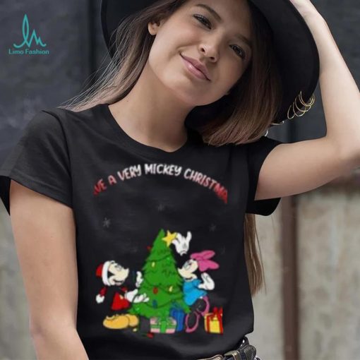 Disney Minnie Mouse And Christmas Tree T Shirt, Minnie Mouse Christmas Shirt