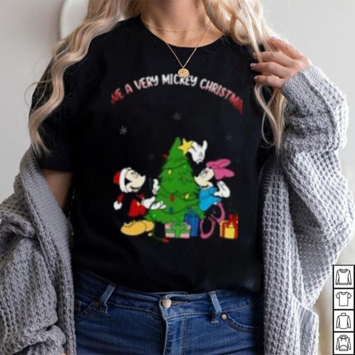 Disney Minnie Mouse And Christmas Tree T Shirt, Minnie Mouse Christmas Shirt