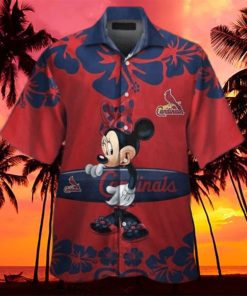 Disney Minnie Mouse St Louis Cardinals Hawaiian Shirt Beach Gift For Baseball Fans HawaiianShirts