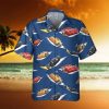 Guns And Skulls Pattern Hawaiian Shirt