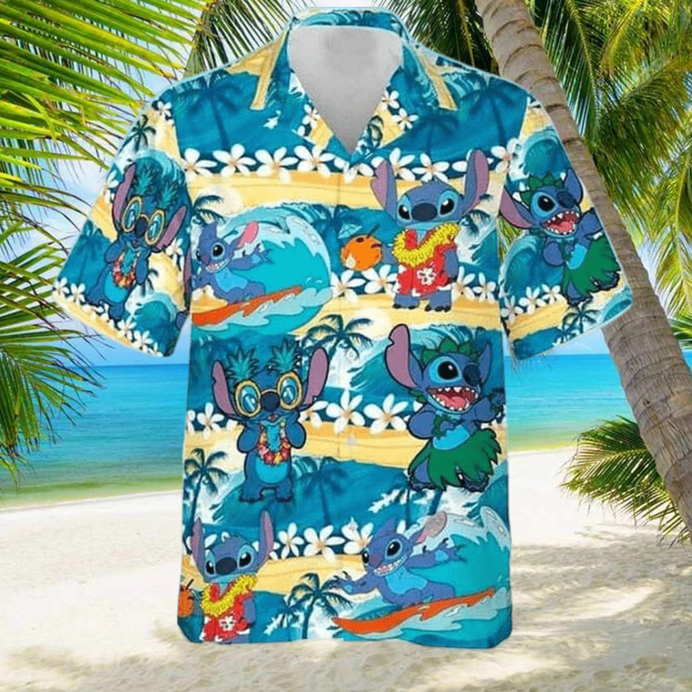 Lilo And Stitch NFL Philadelphia Eagles Hawaiian Shirt Disney