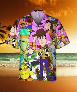 Disney Toy Story Doodle Style Awesome Disney Hawaiian Shirt