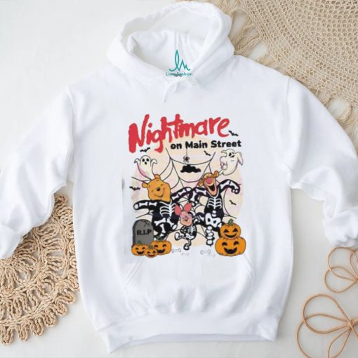 Disney Winnie The Pooh Nightmare On The Main Street Halloween Shirt