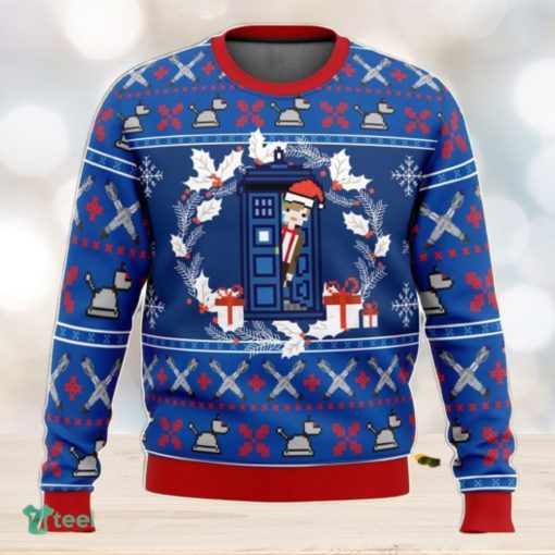 Doctor Who Tardis Ugly Christmas Sweater 3D Gift For Men And Women