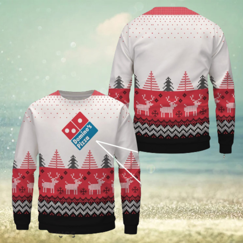 Domino's Pizza Ugly Christmas Sweater Christmas Gift For Men Women