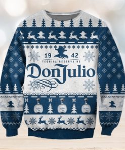 Don Julio Tequila Blue Christmas Ugly Sweater