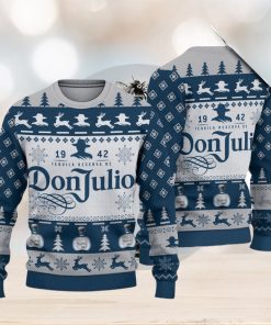 Don Julio Tequila Blue Ugly Christmas Sweater