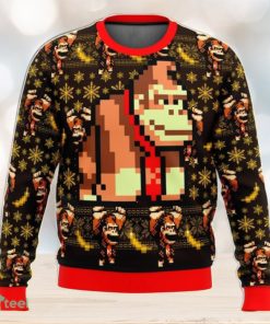 Donkey Kong Sprite Ugly Christmas Sweater 3D Gift For Men And Women