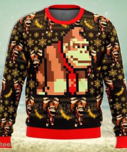 Donkey Kong Sprite Ugly Christmas Sweater 3D Gift For Men And Women