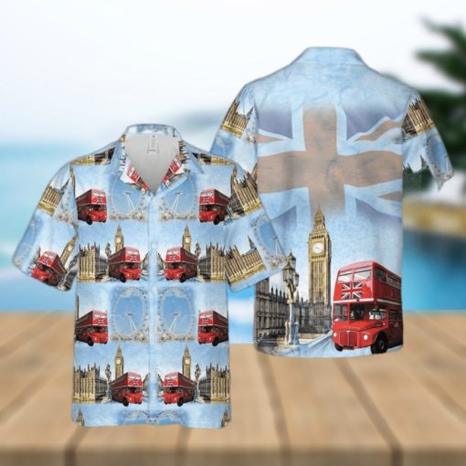 Double Decker Bus Routemasters Hawaiian Shirt