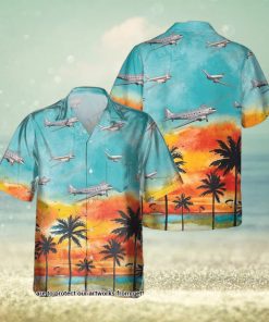 Douglas DC 3 Sunset Hawaiian Shirt