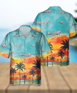 Douglas DC 3 Sunset Hawaiian Shirt