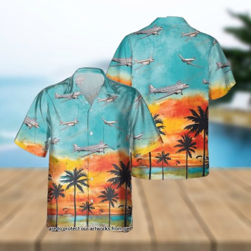 Douglas DC 3 Sunset Hawaiian Shirt