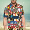 Soccer Grunge Urban Pattern Tropical Hawaiian Shirt For Men And Women