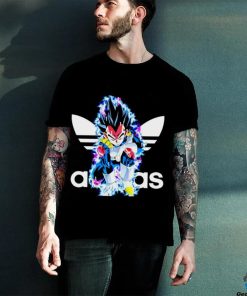 Dragon Ball Vegeta X Adidas logo shirt