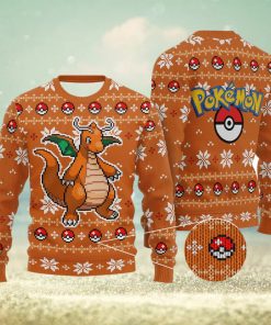 Dragonite Dragonite Anime Xmas Pocket Monster Gift Ugly Christmas Sweater For Men And Women