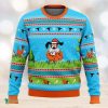 Funny Garfield King Noel Mc Thanksgiving Ugly Christmas Sweater For Men Women