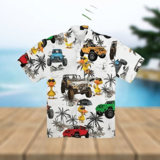 Duck Jeep Tropical Hawaiian Shirt