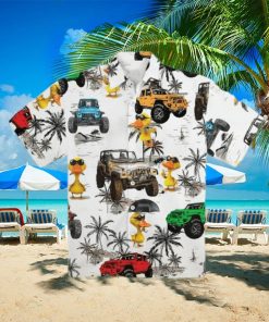 Duck Jeep Tropical Hawaiian Shirt