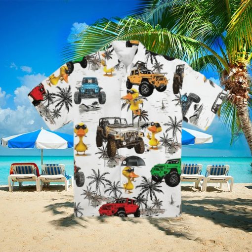 Duck Jeep Tropical Hawaiian Shirt