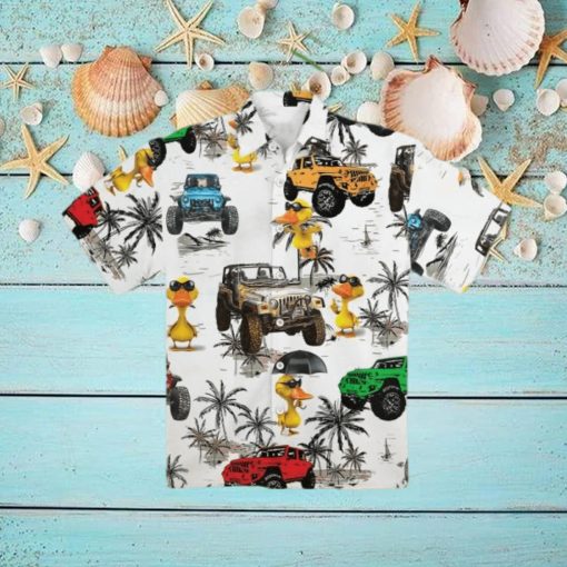 Duck Jeep Tropical Hawaiian Shirt