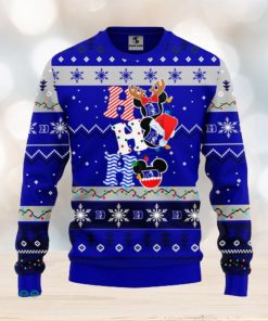 Duke Blue Devils NCAA Team HoHoHo Mickey Funny Christmas Gift Men And Women Ugly Christmas Sweater