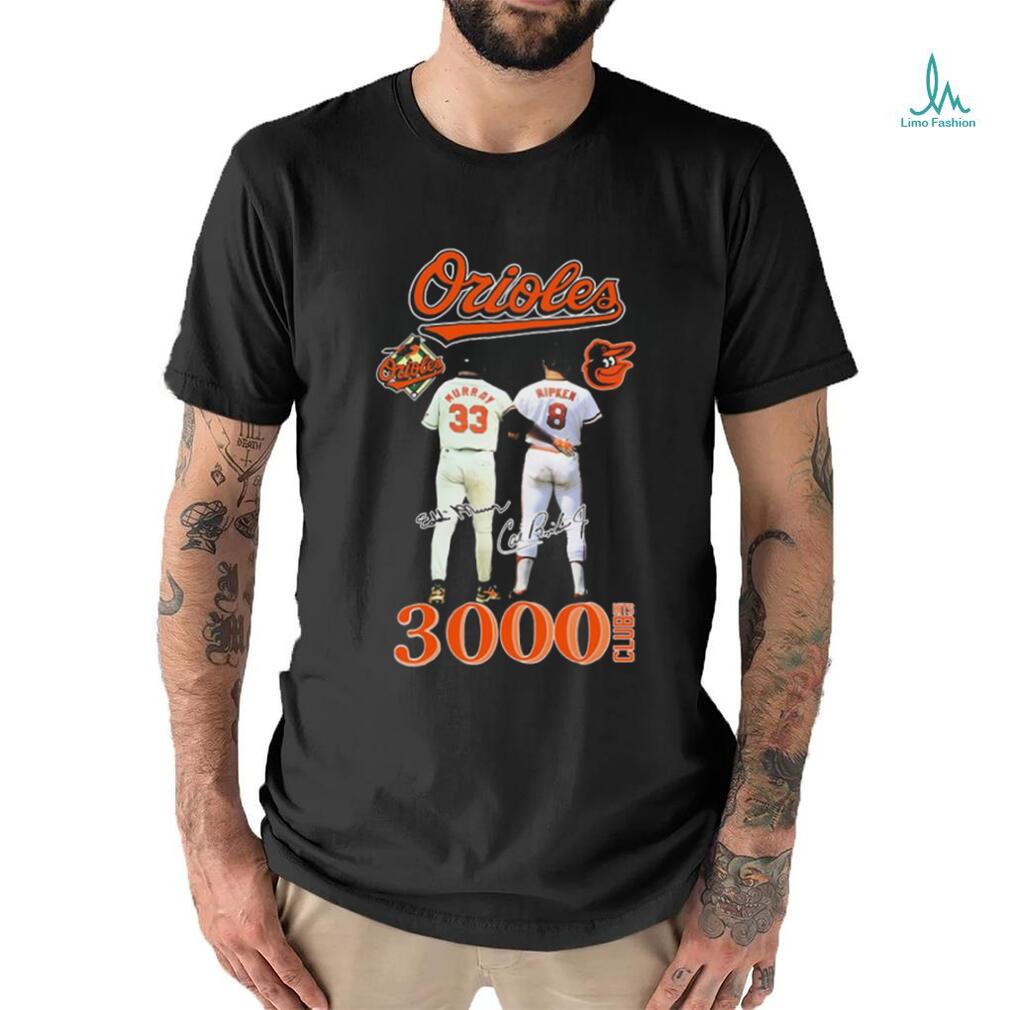 Eddie Murray Cal Ripken Jr. Baltimore Orioles 3000 Hits Club Shirt -  Limotees