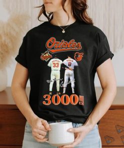 Eddie Murray and Cal Ripken Jr Baltimore Orioles 3000 hits club