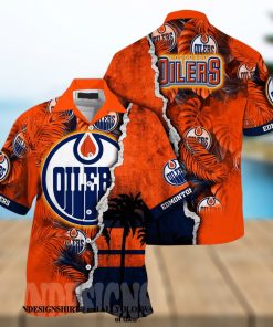 Edmonton Oilers NHL Flower Classic Hawaiian Shirt