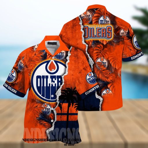 Edmonton Oilers NHL Flower Classic Hawaiian Shirt