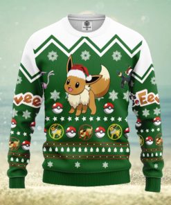 Eevee Pokemon Ugly Christmas Sweater For Men Women