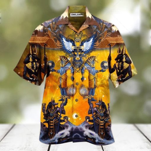 Egypt Gold With Vintange Limited Edition Hawaiian Shirt