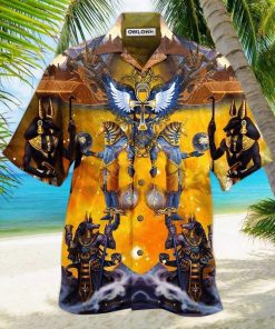 Egypt Gold With Vintange Limited Edition Hawaiian Shirt