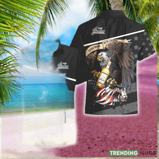 El Jimador Eagle American Flag Gift Hawaiian Set Shirt And Short Summer Beach