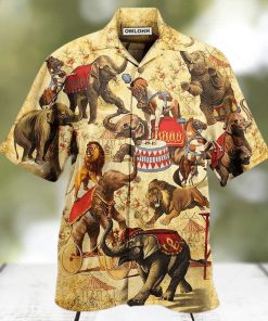 Elephant Amazing Circus Show Hawaiian Shirt