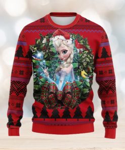 Elsa Frozen Party New Noel Mc Thanksgiving Ugly Christmas Sweater For Men Women