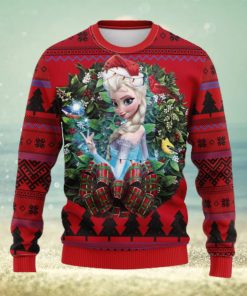 Elsa Frozen Party New Noel Mc Thanksgiving Ugly Christmas Sweater For Men Women